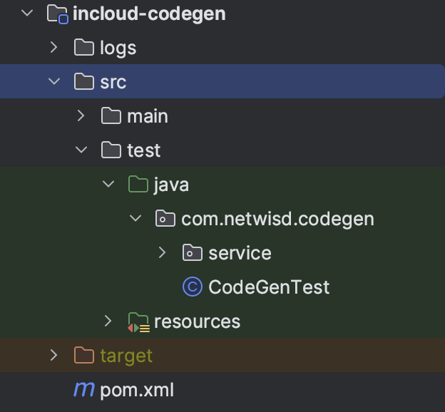Incloud codegen
